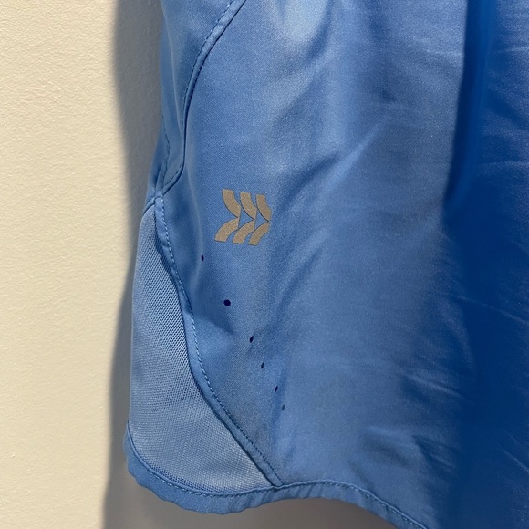 All In Motion Light Blue Athletic Shorts Size Large w/ Built In Liner - Picture 4 of 6